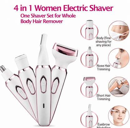 VelvetTouch 4-in-1 Electric Shaver