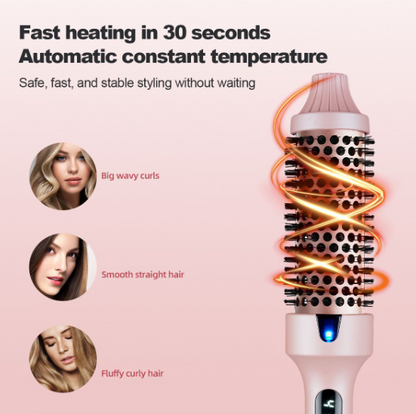 HeatGlow™ Ceramic Curling Brush