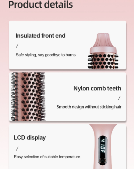 HeatGlow™ Ceramic Curling Brush