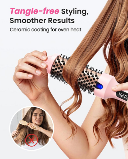 HeatGlow™ Ceramic Curling Brush